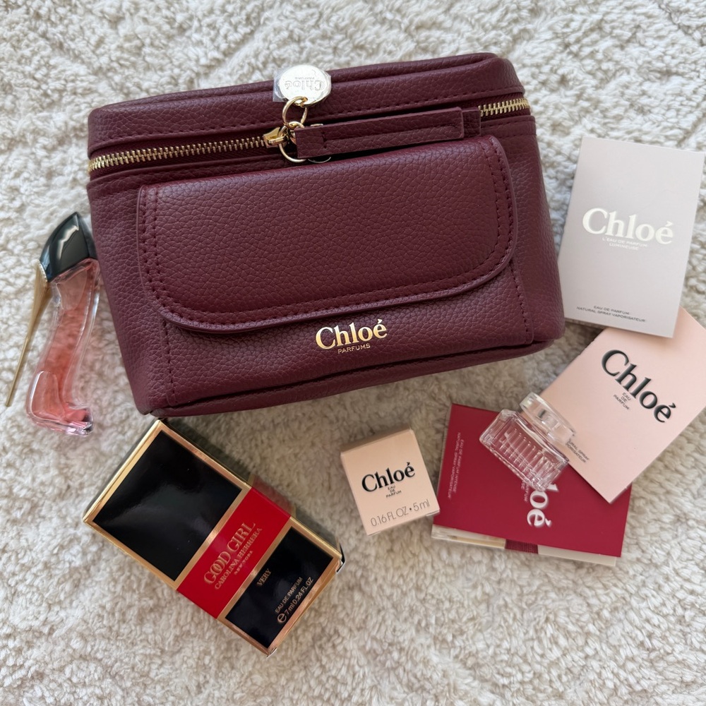 Burgundy Leather Women's Bag